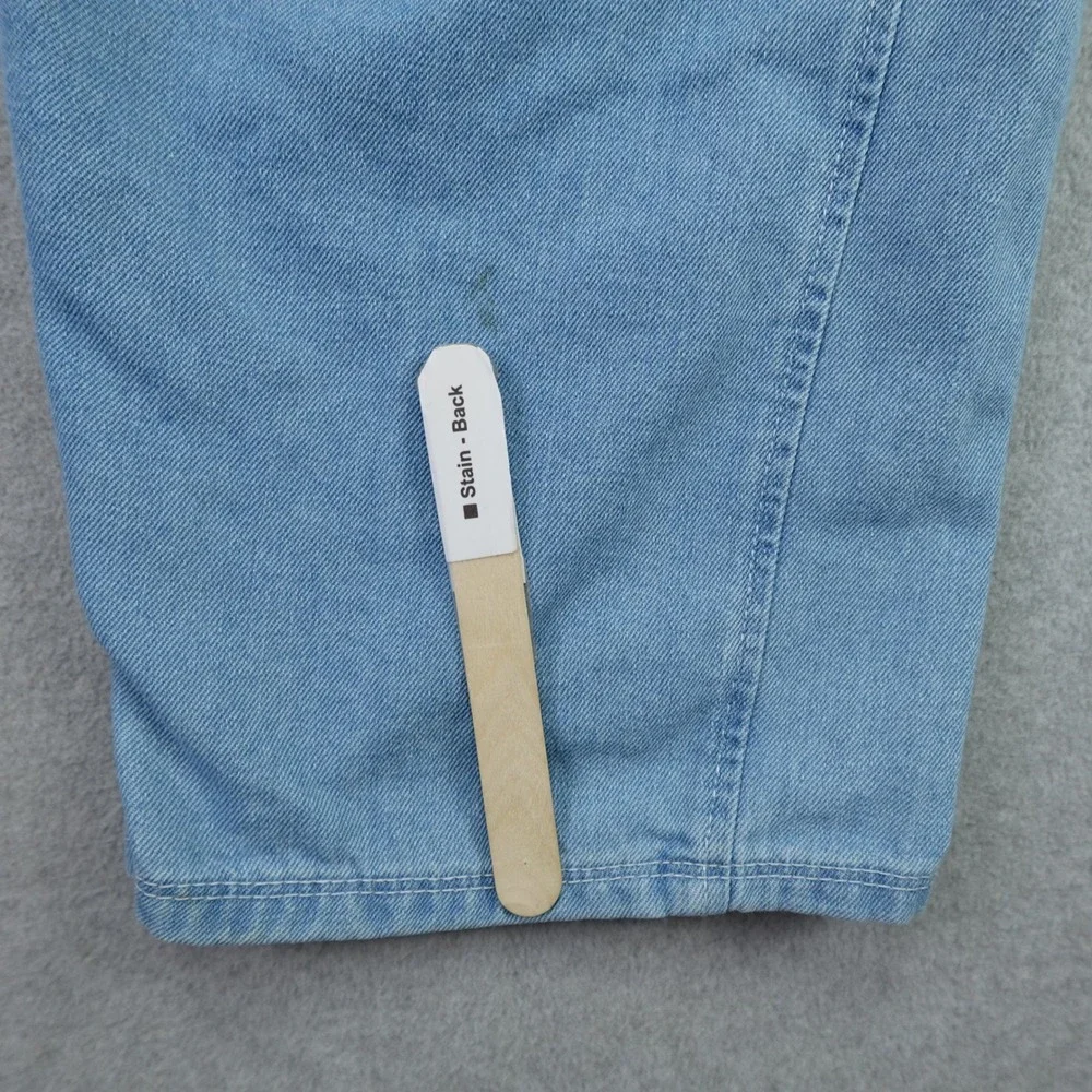 Justice x Looney Tunes Jeans Girls 18 Blue Bugs Bunny Wide Leg Cargo Carpenter